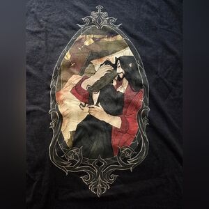 Abigail Larson Designed Black Graphic T-Shirt From Hot Topic. Mens L. Never Worn